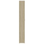 vidaXL Garde-robe de couloir Chêne sonoma 55x25x189 cm Bois ingénierie