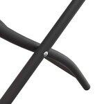 vidaXL Chaise de jardin pliante 2 Pièces Anthracite 55 x 56 5 x 91cm