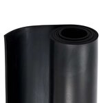 vidaXL Tapis de sol Noir 1 2 x 2 m Caoutchouc