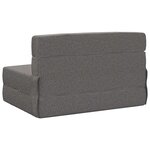 vidaXL Canapé-lit pliable Gris clair 70 x 80 x 60 cm Tissu