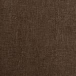 vidaXL Fauteuil inclinable Marron foncé Tissu