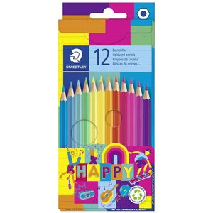Crayon de couleur HAPPY  étui en carton de 12 STAEDTLER