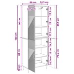vidaXL Ensemble de Meubles 2 Pièces 66 x 34 5 x 89 5 cm Bois d'ingénierie