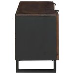 vidaXL Meuble TV Marron 105 x 33 x 46 cm bois de manguier massif