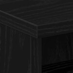 vidaXL Cabinet de chevet Chêne noir 40 x 40 x 50 cm Bois d'ingénierie