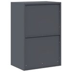 vidaXL Armoire de rangement Anthracite 60 x 40 x 90 cm Acier