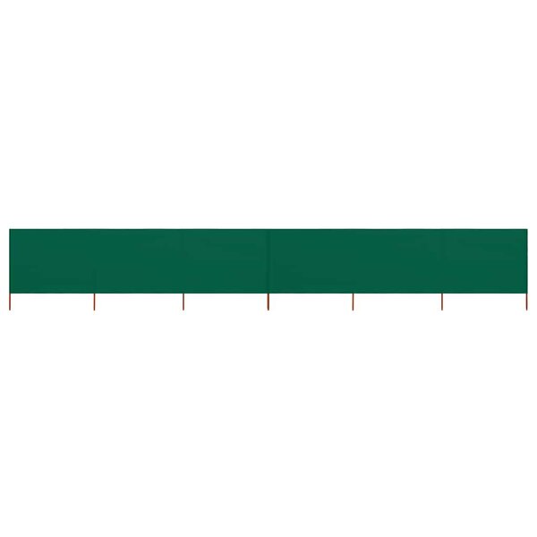 vidaXL Paravent 6 panneaux Tissu 800 x 120 cm Vert