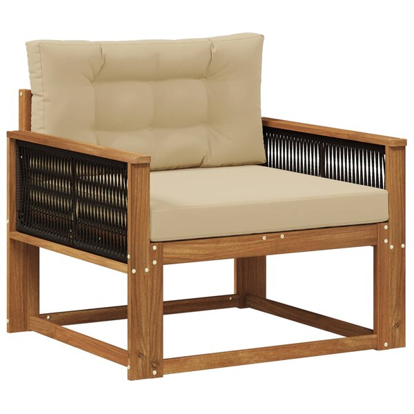 vidaXL Sofa de milieu extérieur Naturel