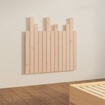 vidaXL Tête de lit murale 82 5x3x80 cm Bois massif de pin