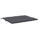 vidaXL Coussin de banc de jardin anthracite tissu oxford