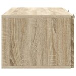 vidaXL Meuble TV mural Chêne Sonoma 98 x 41 x 30 cm Bois d'ingénierie