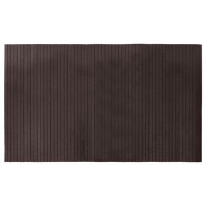 vidaXL Tapis rectangulaire marron foncé 60x100 cm bambou