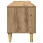 vidaXL Meuble TV chêne artisanal 180x31 5x40 cm bois d'ingénierie