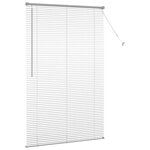 vidaXL Store de Fenêtre avec des rideaux Autre Argenté 80 x 130 cm Aluminium