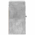 vidaXL Armoire Murale Gris béton 59 x 31 x 60 cm Bois d'ingénierie
