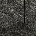 vidaXL Tapis ISTAN à poils longs aspect brillant anthracite 140x200 cm