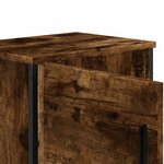 vidaXL Tables de chevet 2 Pièces chêne fumé 40x30x40 cm bois d'ingénierie