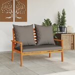 vidaXL Canapé de jardin 120 cm avec coussin bois d'acacia massif