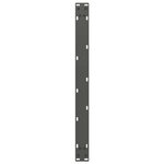 vidaXL Pieds de table basse en U 2 pièces Anthracite 60 x (42-43) cm Acier