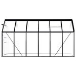 vidaXL Serre Anthracite Aluminium 7 03 m²
