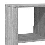 vidaXL Cloison de séparation sonoma gris bois d'ingénierie