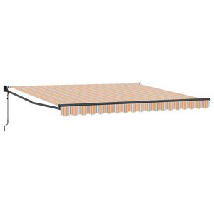vidaXL Auvent Rétractable Multicolore 400 × 300 cm tissu