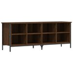 vidaXL Armoire à chaussures chêne marron 131x35x50cm bois d'ingénierie