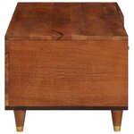 vidaXL Table basse 80 x 50 x 40 cm Bois de mangue massif