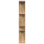 vidaXL Bibliothèque chêne artisanal 92x29x188 cm bois d'ingénierie