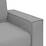 vidaXL Ensemble de Canapés 3 Pièces Gris 220 x 78 x 84 cm tissu