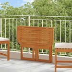 vidaXL Table de bistro 90x50x75 cm Bois d'acacia massif