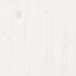 vidaXL Cadre de lit sans matelas blanc bois massif 140x200 cm