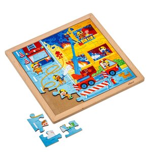 Services d'urgence - pompiers  36 pièces de puzzle