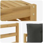vidaXL Ensemble de canapés d'extérieur 8 pc Blanc et anthracite