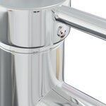 vidaXL Lavabo encastré avec robinet 42x39x18 cm céramique blanc