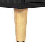 vidaXL Meuble TV Chêne noir 150 x 30 x 45 cm Bois d'ingénierie
