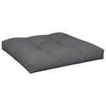 vidaXL Coussins de palette lot de 2 anthracite tissu