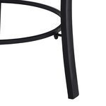 vidaXL Foyer mosaïque Noir et blanc 68 cm Céramique