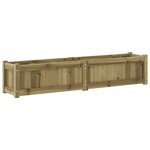vidaXL Jardinières 2 Pièces bois de pin imprégné