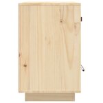 vidaXL Table de chevet 40x34x55 cm Bois de pin solide