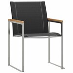 vidaXL EnsembledeRepasdeJardin 7 Pièces Teck massif