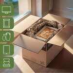 Pack and Move - Calage pour Remplissage de Carton- 20 L - Amortissant Déménagement et Expédition - Emballer  Protéger  Rembourrer