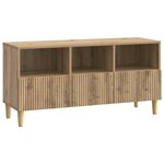 vidaXL Meuble TV 102 x 34 5 x 50 cm Chêne artisanal Bois d'ingénierie