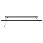 vidaXL Auvent rétractable automatique anthracite et blanc 300x250 cm