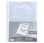 SACH.100 POCH.PERFO A4 PP Grainé 4/100 x 10 EXACOMPTA