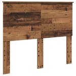vidaXL Cadre de lit Bois ancien 120 x 190 cm Bois d'ingénierie