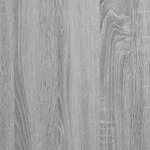 vidaXL Armoire à vitrine sonoma gris 100x8 5x50 cm bois d'ingénierie
