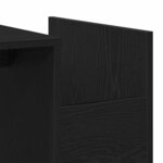 Table basse vidaXL Chêne noir 90x45x35 cm en bois d'ingénierie