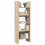vidaXL Bibliothèque Chêne sonoma 60x35x180 cm Bois d’ingénierie