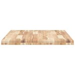vidaXL Dessus de table rectangulaire 80x70x4 cm bois massif d'acacia